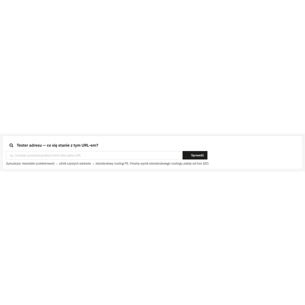 Przekierowania 301 i błędy 404 PrestaShop - menedżer URL