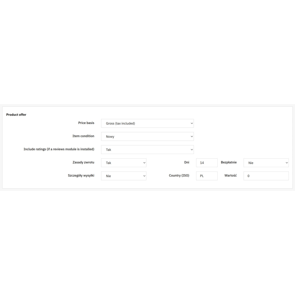 Dati strutturati Schema.org e JSON-LD - Modulo PrestaShop