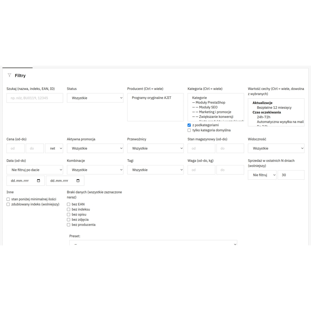 Bulk Product Editor - PrestaShop Module