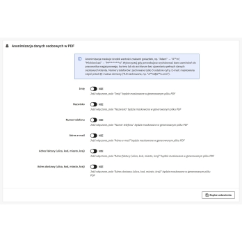 Impresión de la información necesaria para gestionar los pedidos