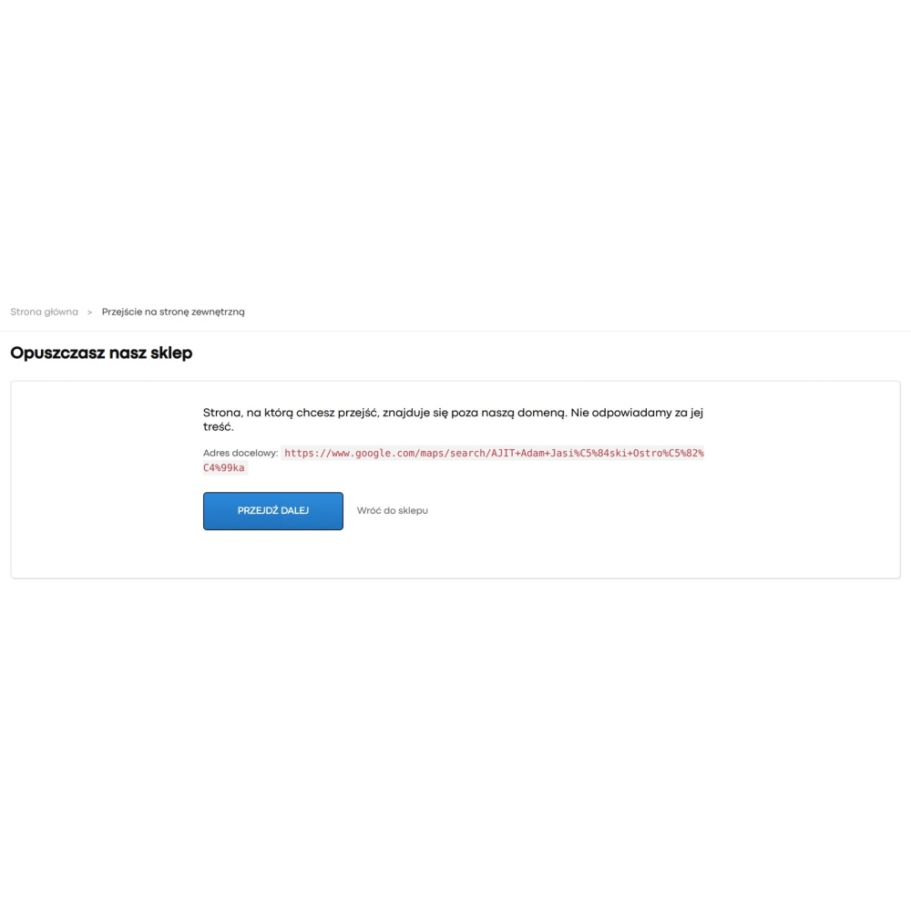 External Links - redirects and statistics - PrestaShop Module