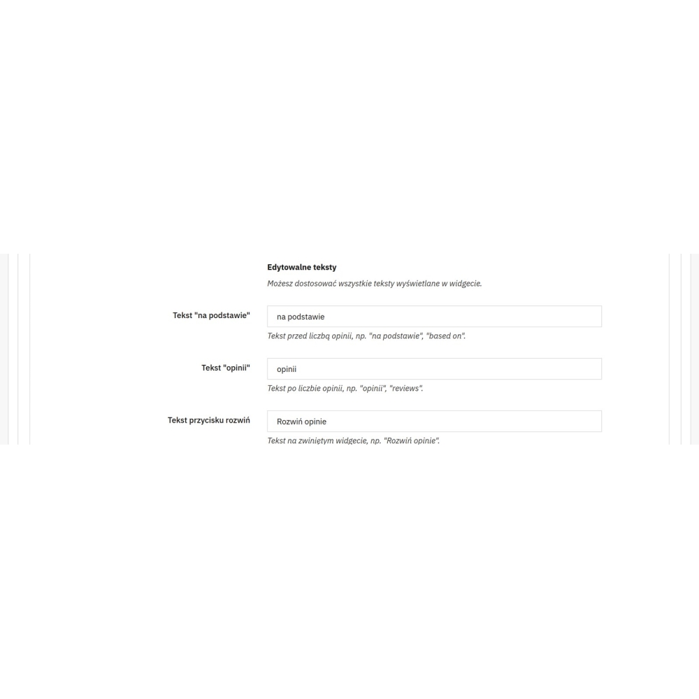 Widget opinii Google, Ceneo i Allegro dla PrestaShop