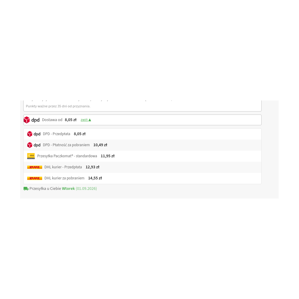 Costo di spedizione e data di consegna - Modulo PrestaShop