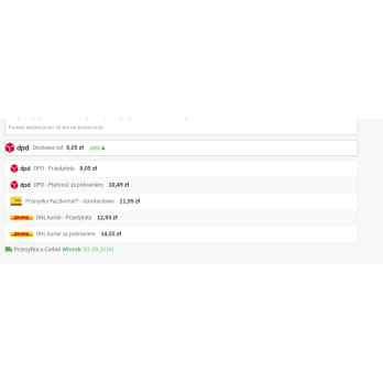 Costo di spedizione e data di consegna - Modulo PrestaShop