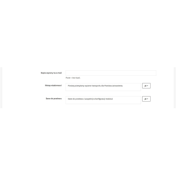 Mensaje con el presupuesto en el idioma del pedido