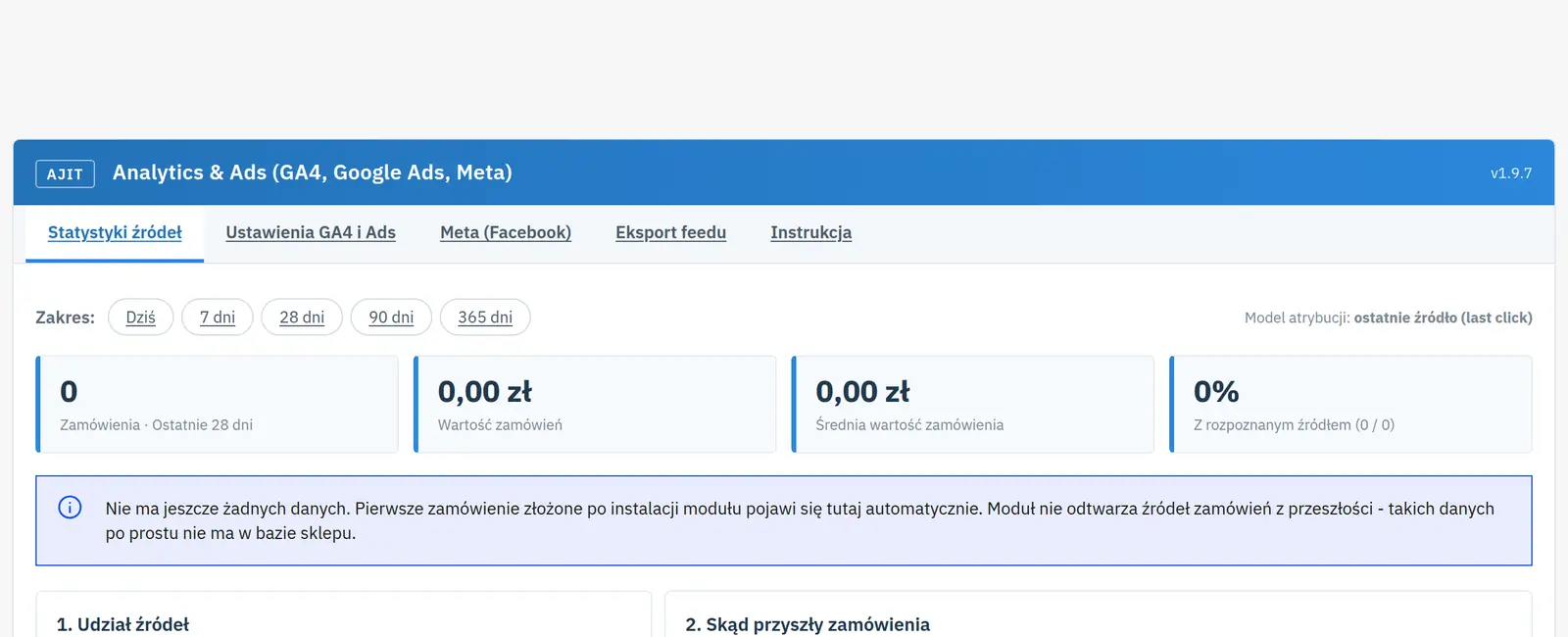 Attribution basée sur les click ID, UTM et le referer