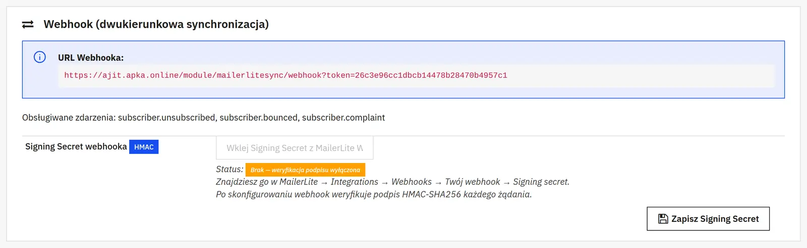 Gestione delle cancellazioni tramite webhook
