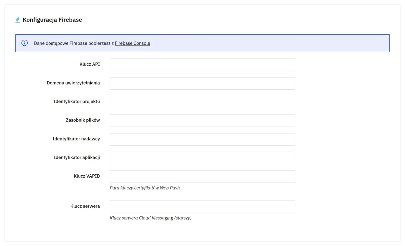 Intégration avec Firebase