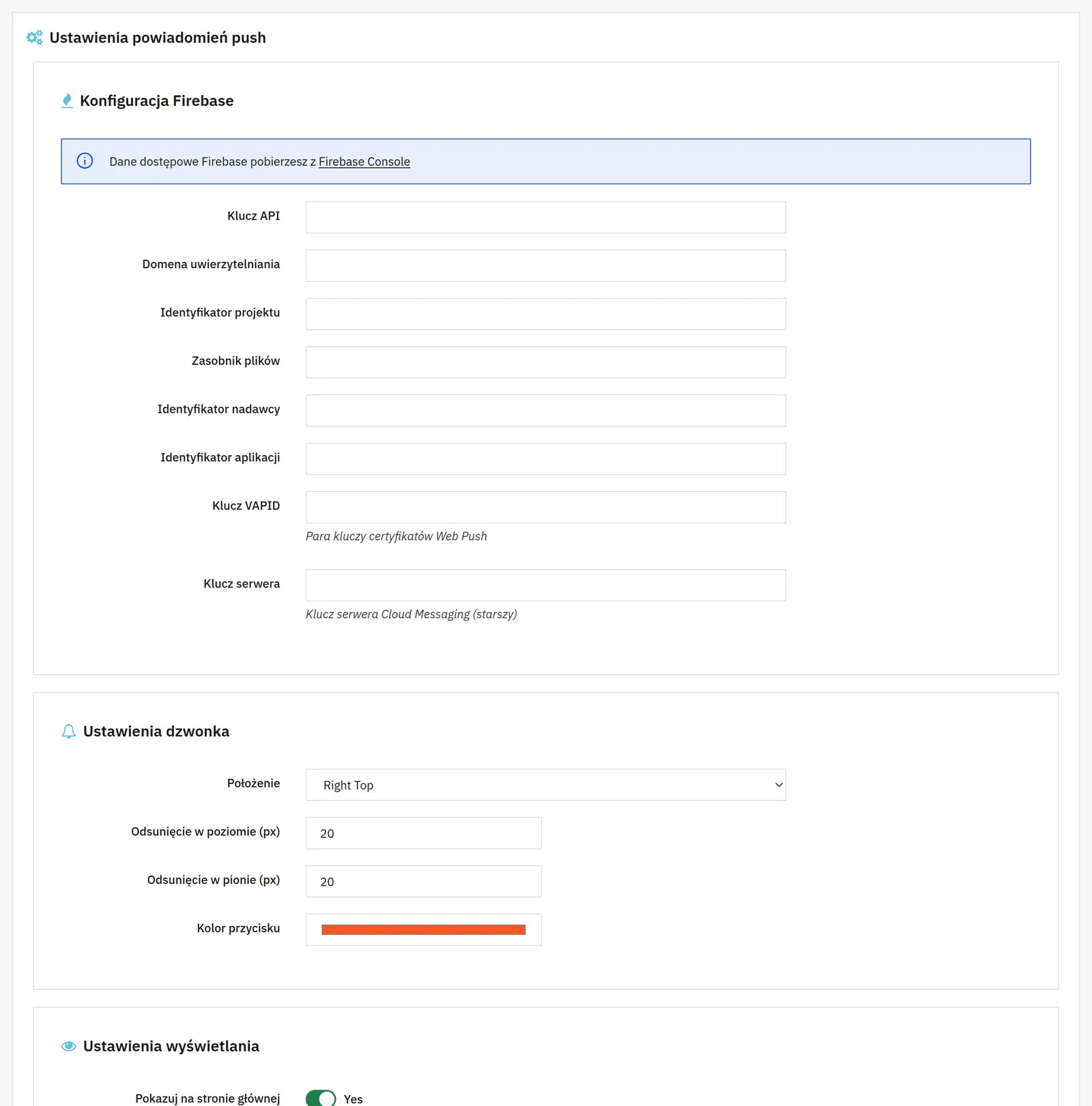 Connexion Firebase