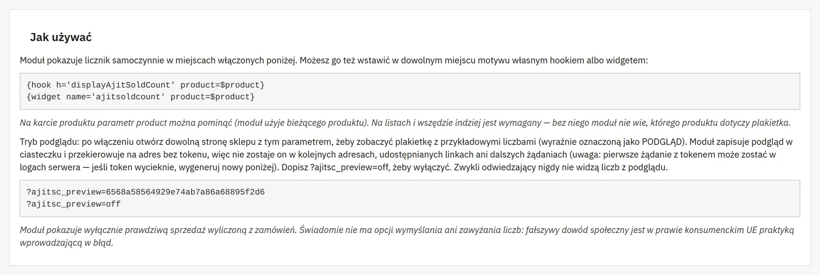 Zählweise