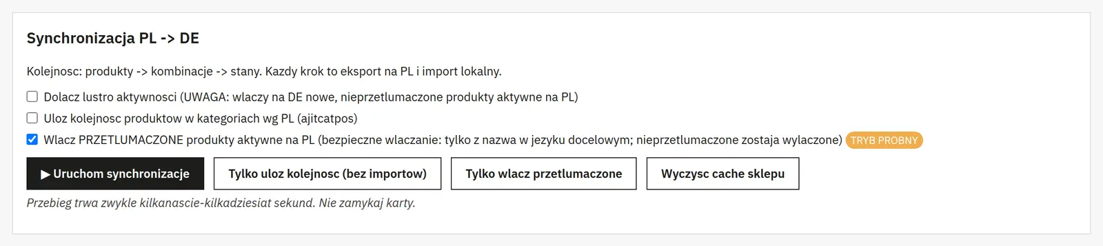 Trzy etapy synchronizacji