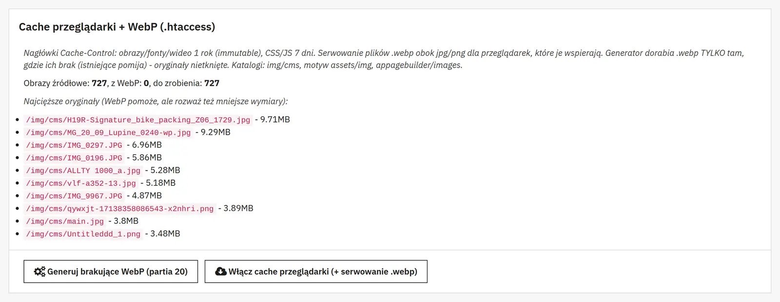 Skrypty i obrazy