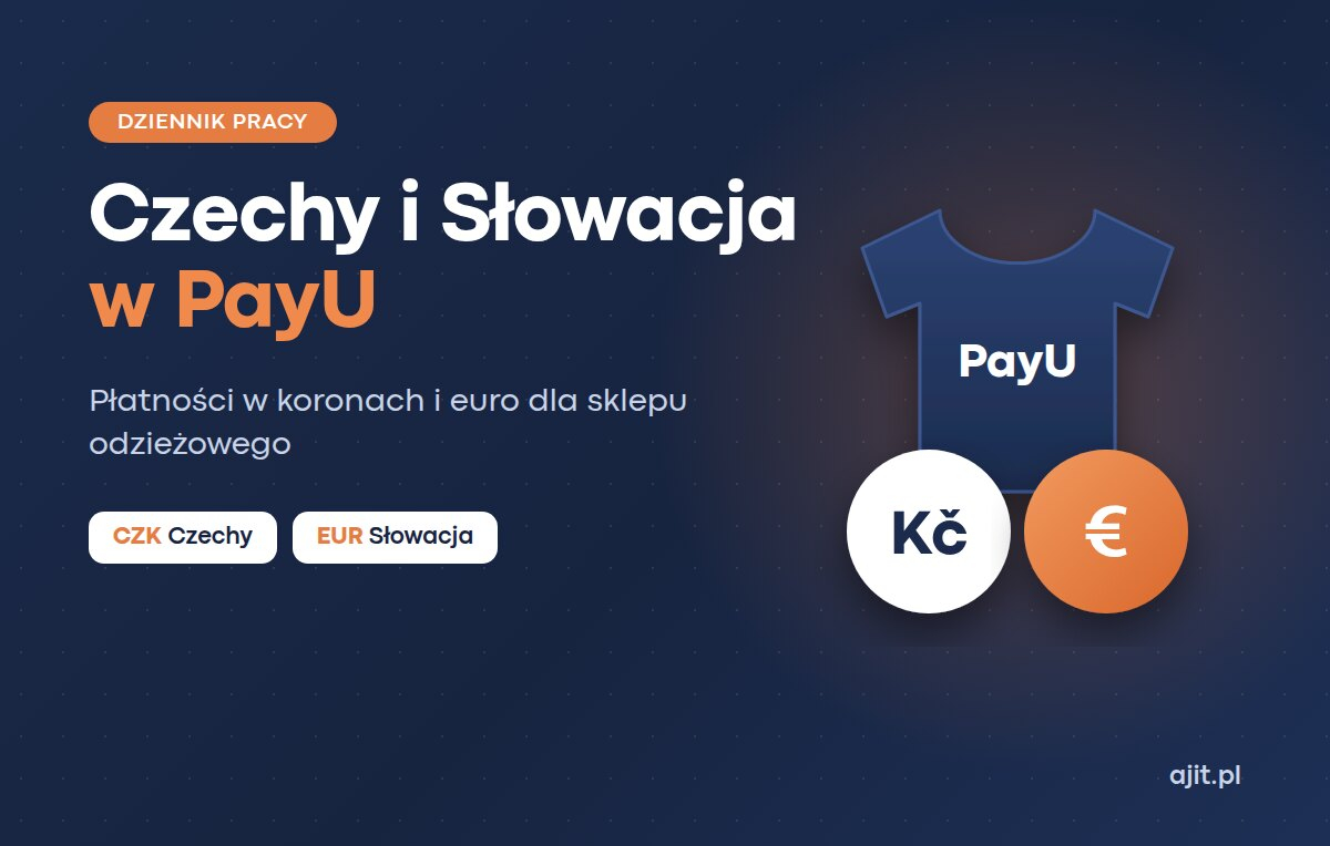 Sprzedaż do Czech i na Słowację: PayU w euro i koronach