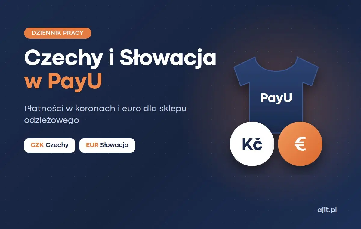 Sprzedaż do Czech i na Słowację: PayU w euro i koronach