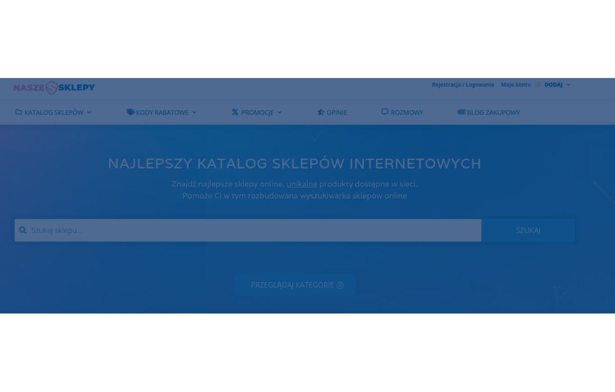 Poznaj najlepszy katalog sklepów Internetowych