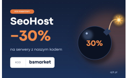 Kod rabatowy SeoHost -30% na serwery – kod bsmarket