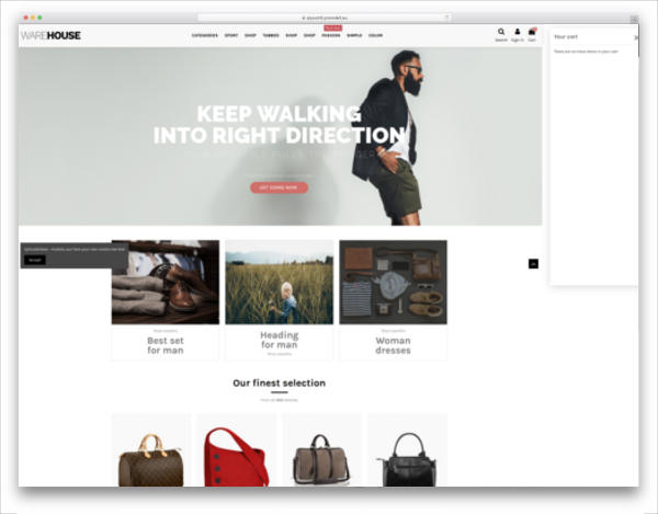 szablon prestashop warehouse