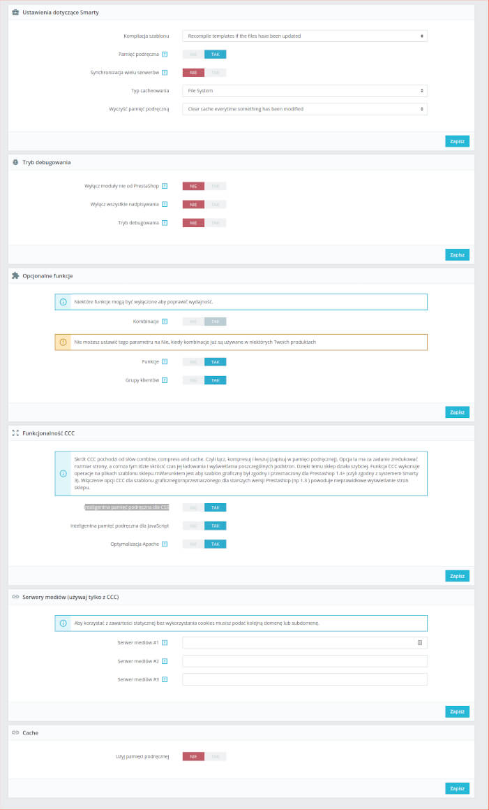 optymalizacja js css