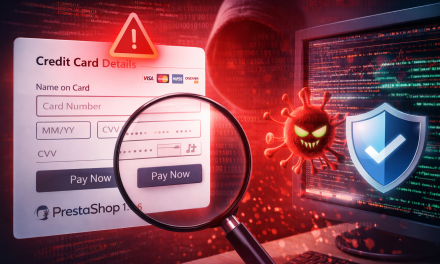 Nowy wirus na PrestaShop 1.6 – fałszywy formularz karty, trudny do wykrycia