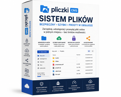 Własny hosting plików - Pliczki CMS